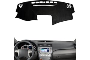 Donpida Dash Cover Mat Custom Interior Center Console Compatible with Toyota Camry 2007 2008 2009 2010 2011 Dashboard Cover Pad Carpet Protector