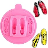 XMOLDNMS Football Silicone Molds Sports Shoes Fondant Mold Cake Decorating Cupcake Topper Gum Paste Candy Chocolate Polymer Clay