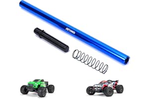 RCAWD Alum 164MM Center Driveshaft for ARRMA Granite Vorteks 3S BLX Upgrade Parts (Blue)