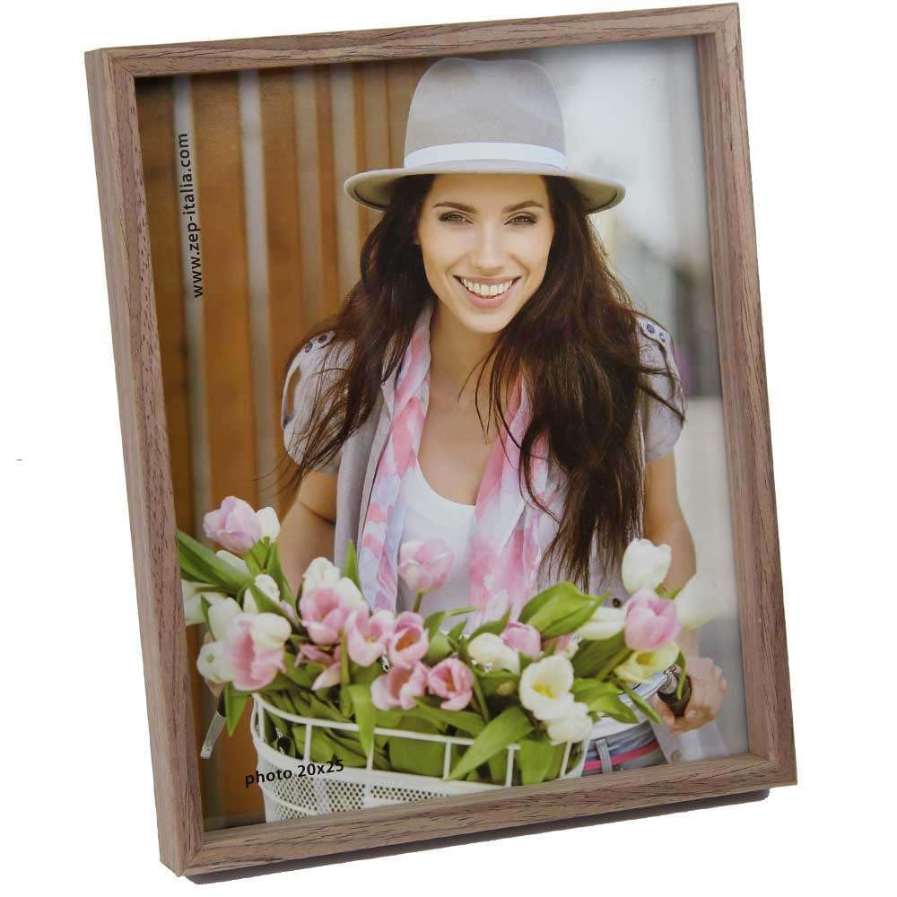 Zep "Zurigo Ma Photo Frame, Brown, 20 x 25 cm