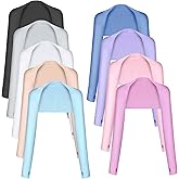 Welecom Cooling Shawl Arm Sleeves Sun Protection arm sleeves for women with Finger Hole for Outdoor Sports Riding Golfing