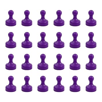 sourcing map 24uds Alfiler Imanes, Potentes Nevera Imanes Ideales ...