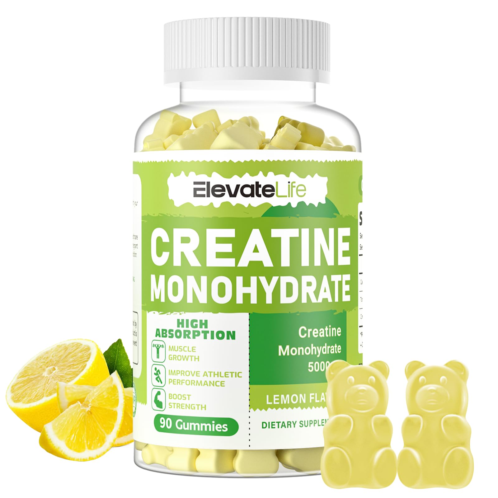 Creatine Monohydrate Gummies (Lemon)