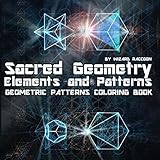Geometric Patterns Coloring Book: Sacred Geometry Elements and Patterns - Drawings for Beginners, Kids and Adults (Wizard Raccoon Geometric Coloring Books) by Wizard Raccoon, Coloring Art