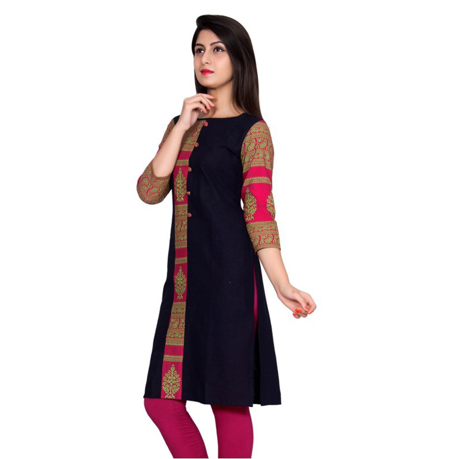 gmi women's cotton straight kurti