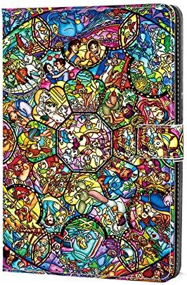 DC Faner Case for Amazon Fire HD 8, Kindle Fire HD 8 Case (2017/2016 Release,7th/6th Generation) Smart Case Cover with Auto Wake/Sleep for Fire HD 8 Tablet -cartoon Characters