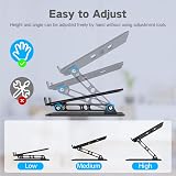 Nayka Adjustable Laptop Stand Desk Riser Ventilated 10-15.6in Laptops view 3