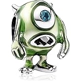 H.ZHENYUE Green Monster Lion Charms 925 Sterling Silver Dangle Beads for Bracelets and Necklaces Jewelry for Women