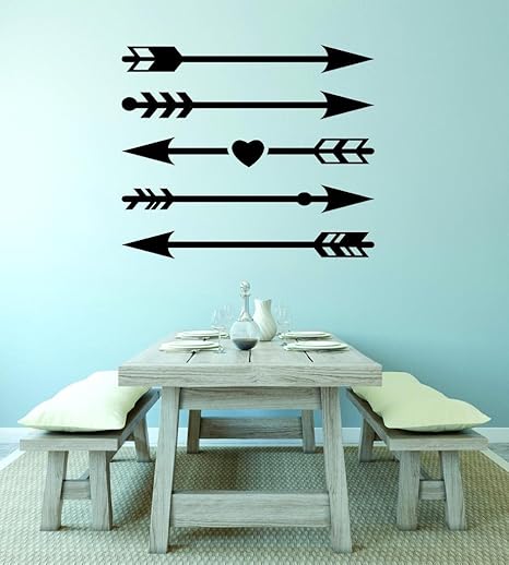 Discounted Decal Sticker Bow Arrow Valentines Day Love Home