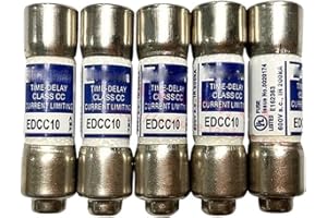 2pcs Fuse EDCC 1A 2A 4A 8A 10A 12A 15A 20A 25A 30A 600V(EDCC-12A)