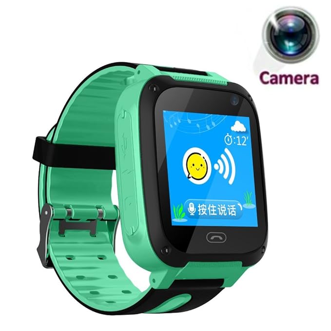 TKSTAR Smartwatch with Camera Waterproof for Elderly/Kids/Men/Women/Teens,Anti-Lost SOS APGS/LBS Camera Wrist Watch Pedometer,Timer Watch Activity ...