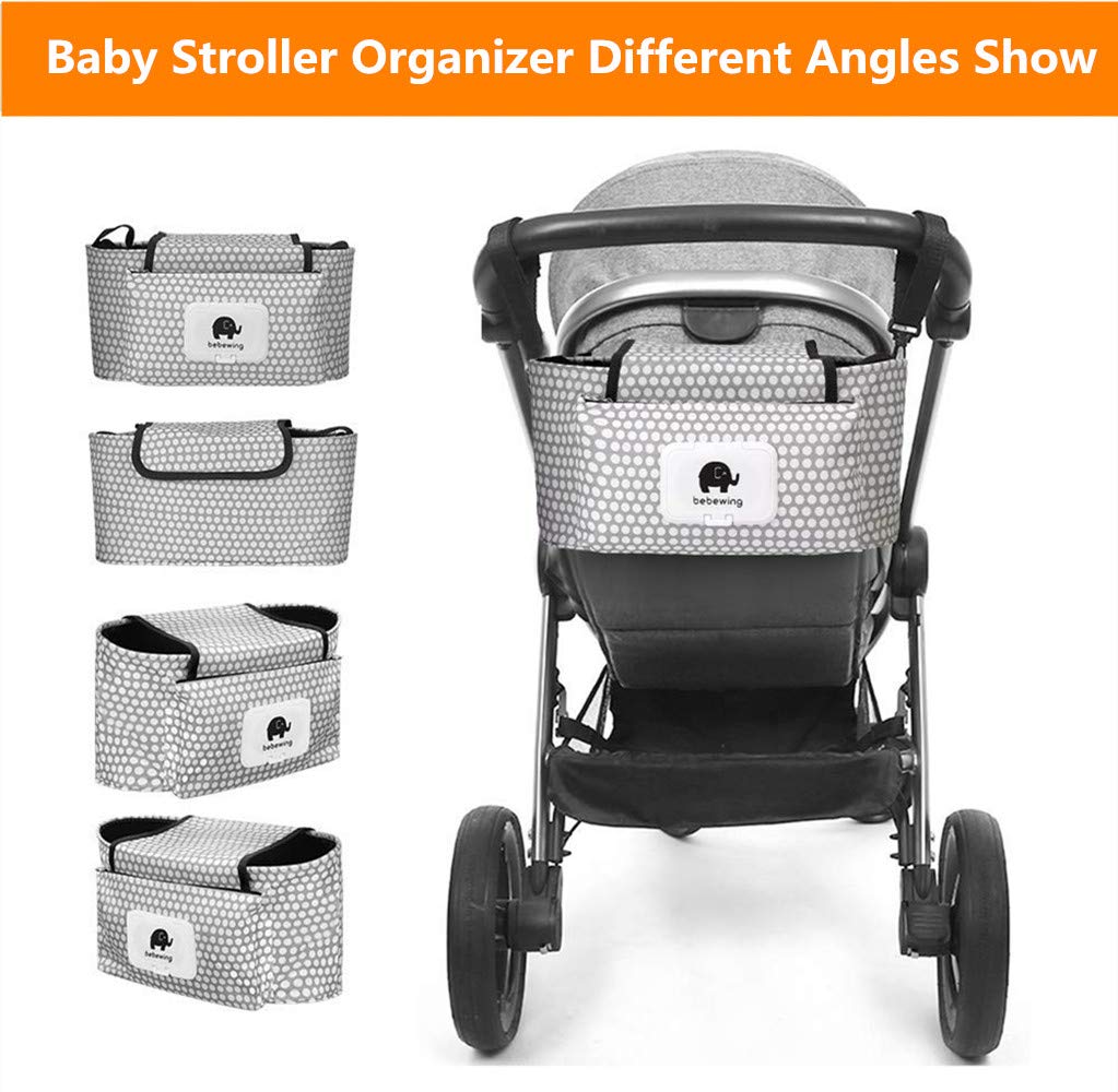 Pram Buggy Organiser Storage Bag for Buggies Baby Stroller Organizer