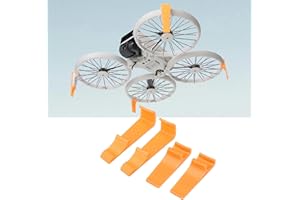 FRONET 4PCS Landing Gear Extension for DJI Flip Drone Accessories Fly More Combo, Height Increasing Bracket, Anti-Scratch & Anti-Friction Legs Quick Release Kickstand for Drone Landing Protection