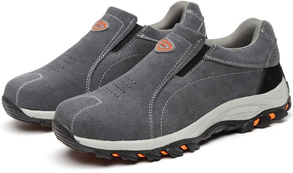 Eclimb Women's Steel Toe Safety Work Shoes Slip Resistant Protect Shoes