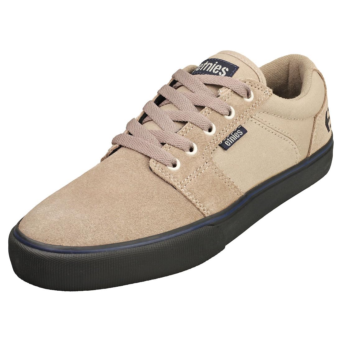 Etnies Men's Barge LS Low Top Skate Shoe, Warm Grey/Black, 7.5 Image Etnies Men's Barge LS Low Top Skate Shoe, Warm Grey/Black, 7.5 Image