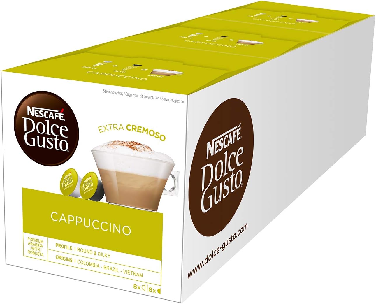 Nescafé Dolce Gusto, Cápsulas de café (Cappuccino) - 3 de 16 ...