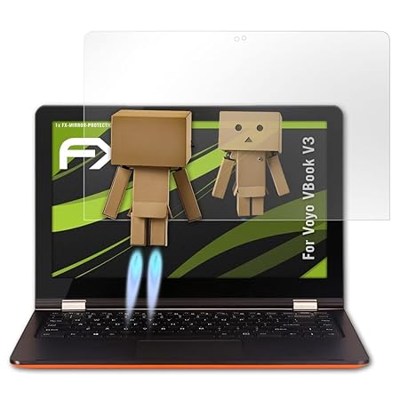 atFolix Displayfolie für Voyo VBook V3 Spiegelfolie, Spiegeleffekt FX Schutzfolie