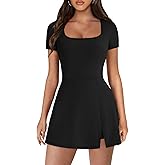 NIASHOT Tennis Dress Athletic Dresses for Women Golf Clothes Fashion Shorts Workout Skort Graduation Crusie Outfits