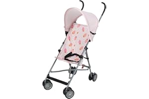 Cosco Umbrella Stroller with Canopy, Berry Pink