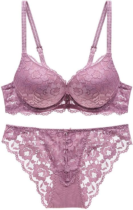 lenceria de encaje rosa