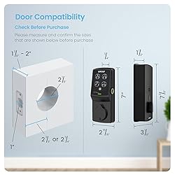 Lockly Secure Pro Wi-Fi Smart Door Lock, Keyless