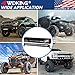 4WDKING 8 inch LED Light Bar 60W Off Road LED Spot Flood Combo Work Light High Bright Truck Driving Fog Lamp IP69K Waterproof for Truck Cars ATV UTV Boat 2 PCS