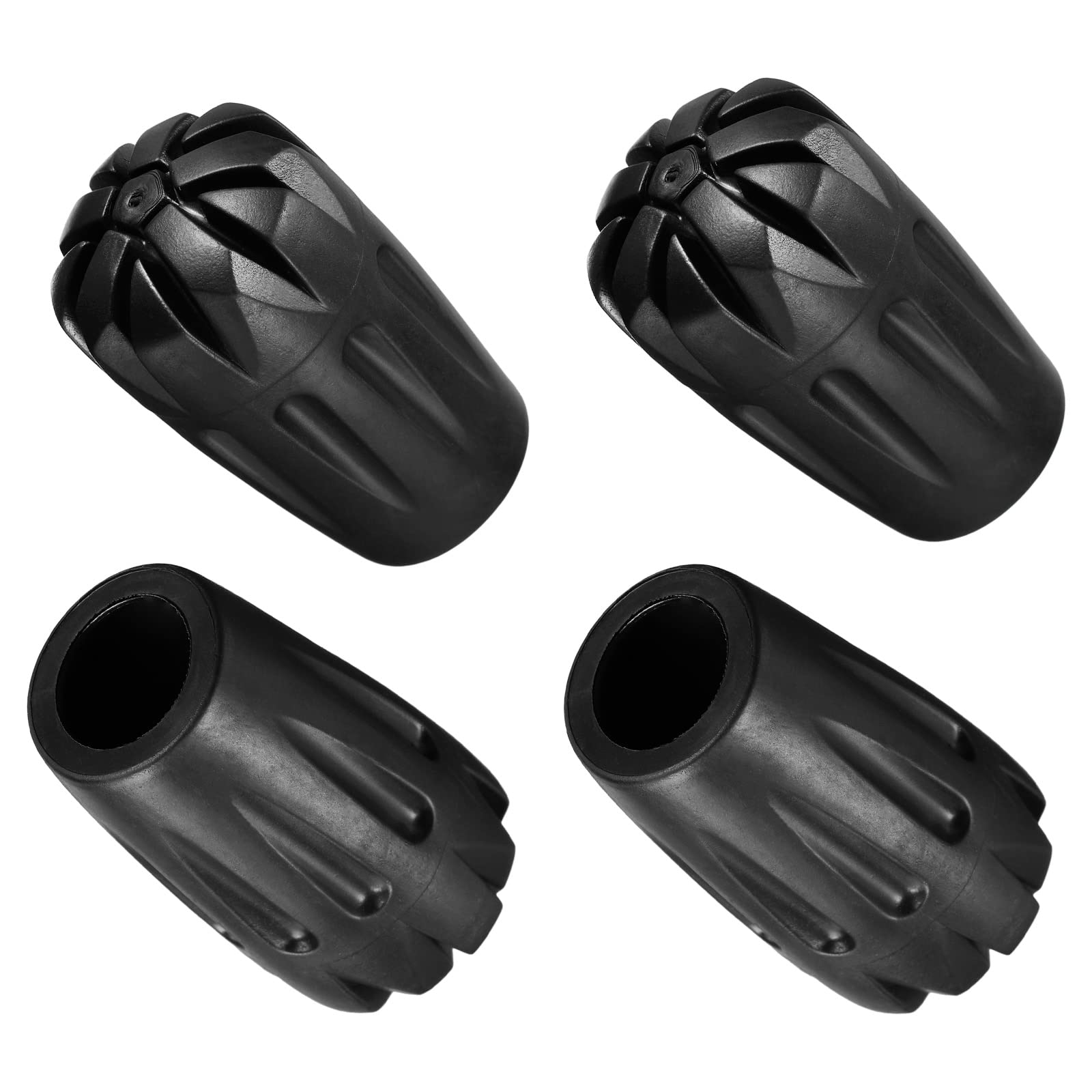 PATIKIL Trekking Pole Tips, 4Pcs Climbing Ski Cane Tip Protectors Replacement Outdoor Accessories for Hiking Poles