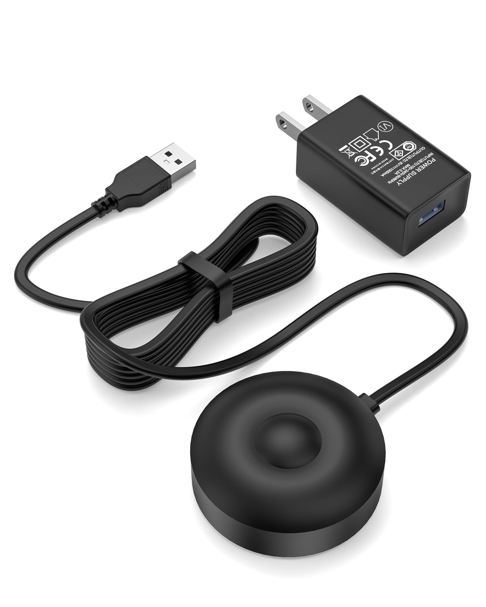 Photo 1 of WUKUR for Oral B iO Charger Base, Compatible with Oral B iO Electric Toothbrush Series 7, 8, 9, Magnetic Travel Charging Base Model 3768, Power Cord (Black)