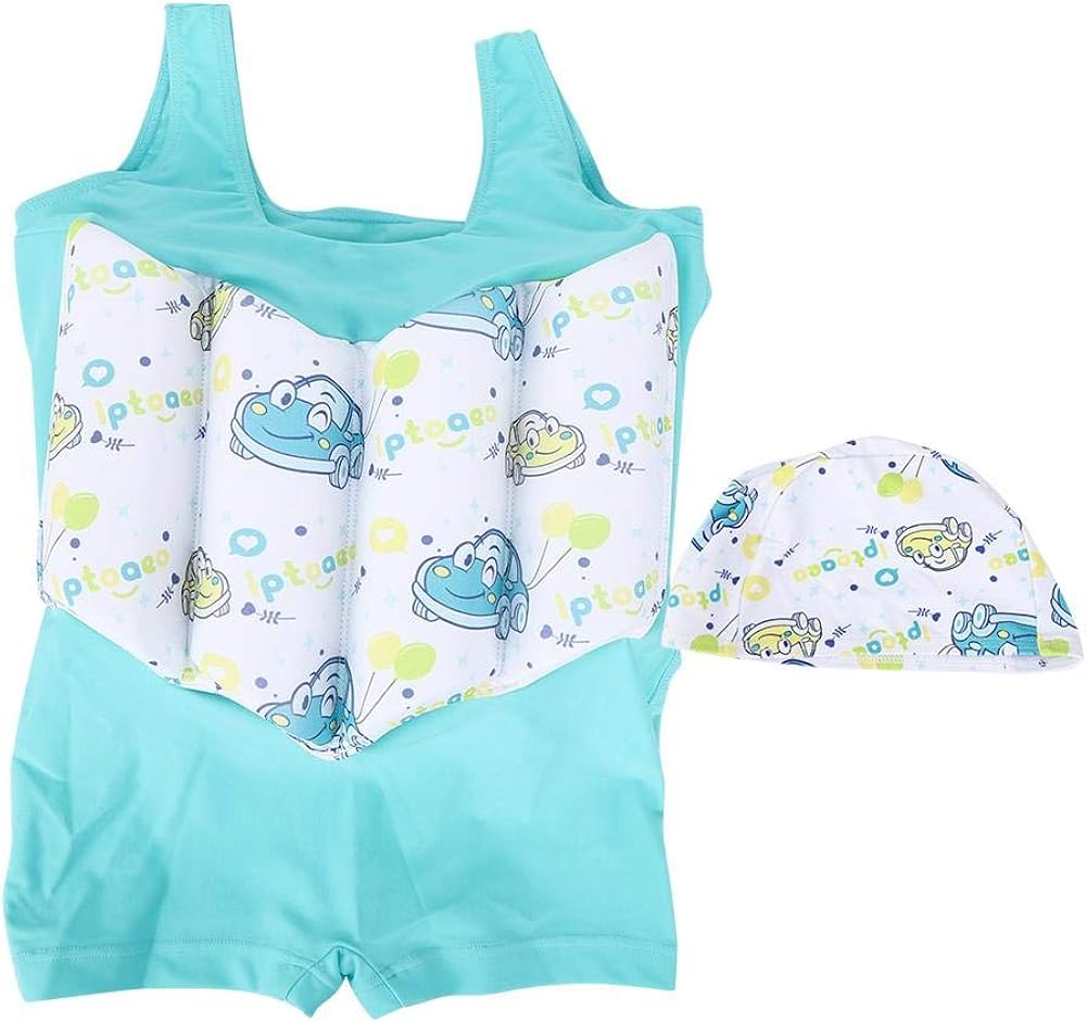 Alomejor Kids Float Swimsuit, Baby Boys Girls One Piece Floating
