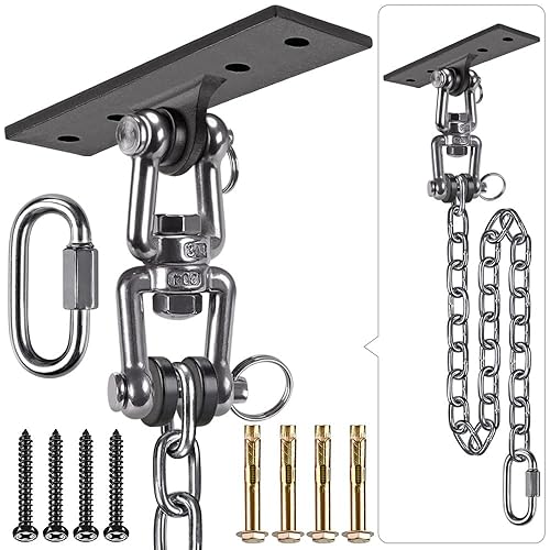Dolibest Hanging Kits Hammock Chair Hardware, Heavy Duty Swing