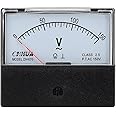 CHHUA Analog Voltmeter DH-670 AC 0-150V Panel Volt Meter Gauge Voltage Tester for Circuit Testing Mechanical Equipment