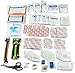 Emergency Survival First Aid Kit - 160 Pcs – Emergency kit Medical Supplies – for Car, Travel, Home, Camping, Daycare - Bonus Survival Gear + 46 pc Mini Traveling First Aid Kit