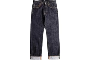 Red Tornado Slim Straight Jeans Button Fly