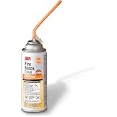 3M Fire Block Foam FB-Foam, Orange Color, 12 fl oz Can | Ready-To-Use, Foam-In-Place