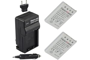 Newmowa EN-EL5 Replacement Battery (2-Pack) and Charger Kit for Nikon EN-EL5 Coolpix P530, P520, P510, P100, P500, P5100, P5000, P6000, P90, P80 Cameras