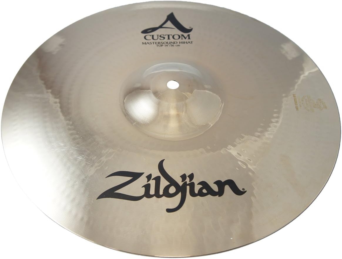 Zildjian 14" A Custom Mastersound HiHat Top -Hi Hats Drumset Cymbal A20551 - Lightly Used