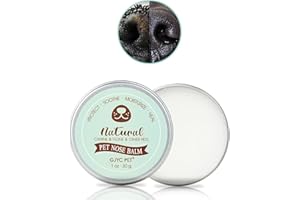 GJYC PET Organic Pet Nose Balm for Dogs & Cats - Natural Healing & Moisturizing Balm for Dry, Cracked Snouts - Plant-Based, Soothing Skin Formula