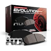 PowerStop Z23 Performance Carbon Fiber Ceramic Brake Pads Rear Z23-1053 | Jeep Grand Cherokee, Chevy Camaro, Dodge Charger Carbon Fiber Ceramic Brake Pads + Installation Hardware