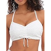 Freya Sundance Concealed Underwire Bralette Bikini Top (4000),30E,White