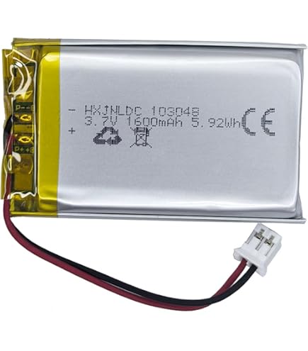 VINTRONS Batteria Li-ion 3,7V 900mAh – Sostituisce SAAM-SN0, OT860, 189950240 E Molti Altri Modelli (nero) - 3