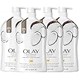 Olay Ultra Moisture Body Wash for Women, Coconut Oil Scent, 33 fl oz (Pack of 4)