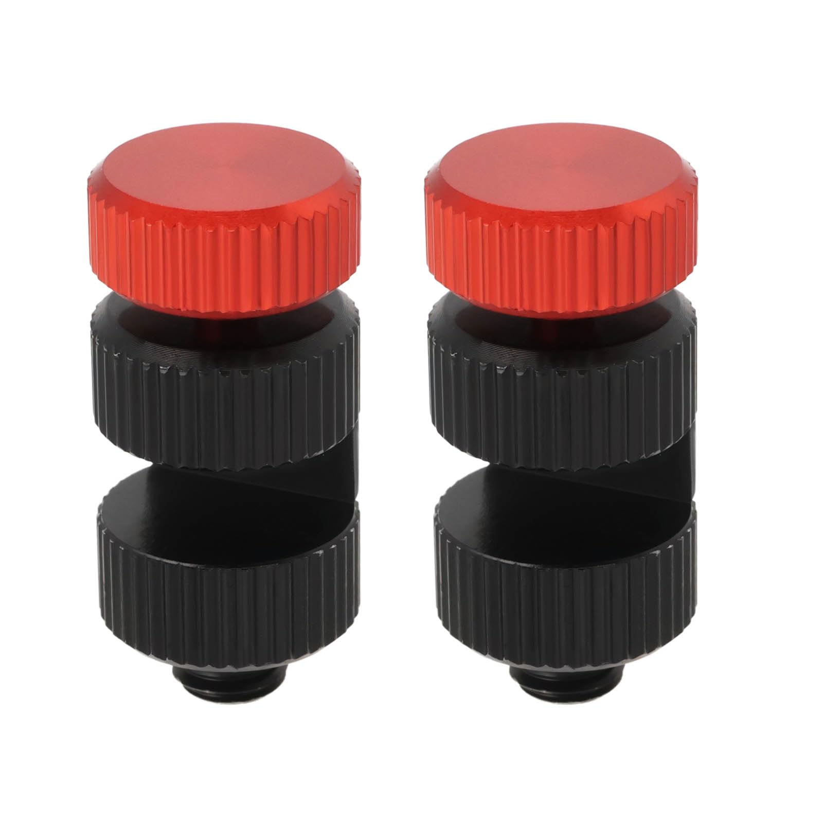 eMagTech 2PCS Stair Gauge Auge Lightweight Aluminum Alloy Red Stair Layout Measurement Tool Framing Tool for Rafter Layout High Precision Stair Gauge Tool