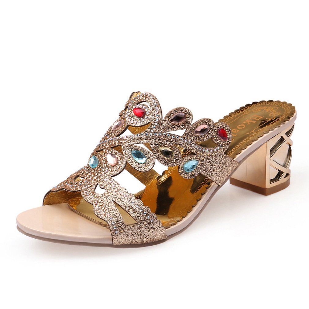 bolero rhinestone sandals