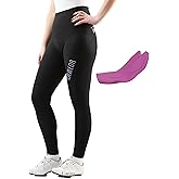 LAMEDA Bike Pants for Women, High Waist 3D Padded Cycling Pants Breathable Quick Dry Bike Trousers Tights Bicycle Leggings