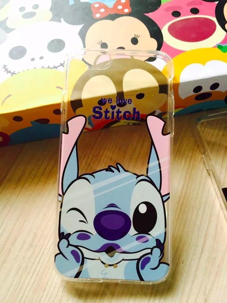 Thatcheap: Iphone 6s Plus , Iphone6 Plus 5.5 Inch Cartoon We Love Stitch Cute Characters Soft Silicone Back Case Cover