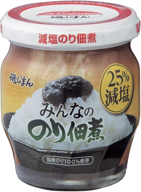 Amazon 磯じまん みんなののり佃煮25 減塩 145g 12個 磯じまん のり 海藻の佃煮 通販