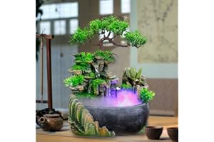 MONIPA Indoor Fountain Mini Waterfall Decorations (C)