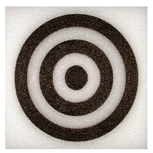 2" thick self healing foam blowgun target (white border