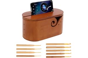 Bol ovale en bois avec couvercle pour crochet, grande capacité, bol ovale en bois avec double fente à boucler pour atelier à 