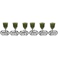 Musiclily 3L3R Vintage Guitar Tuners Machine Heads Tuning Keys Pegs Set for Epiphone Les Paul Style Guitar Replacement, Chrome with Keystone Button